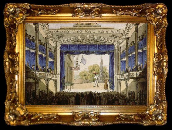 framed  robert schumann the opening of  the theater in der josefstadt in vienna, ta009-2